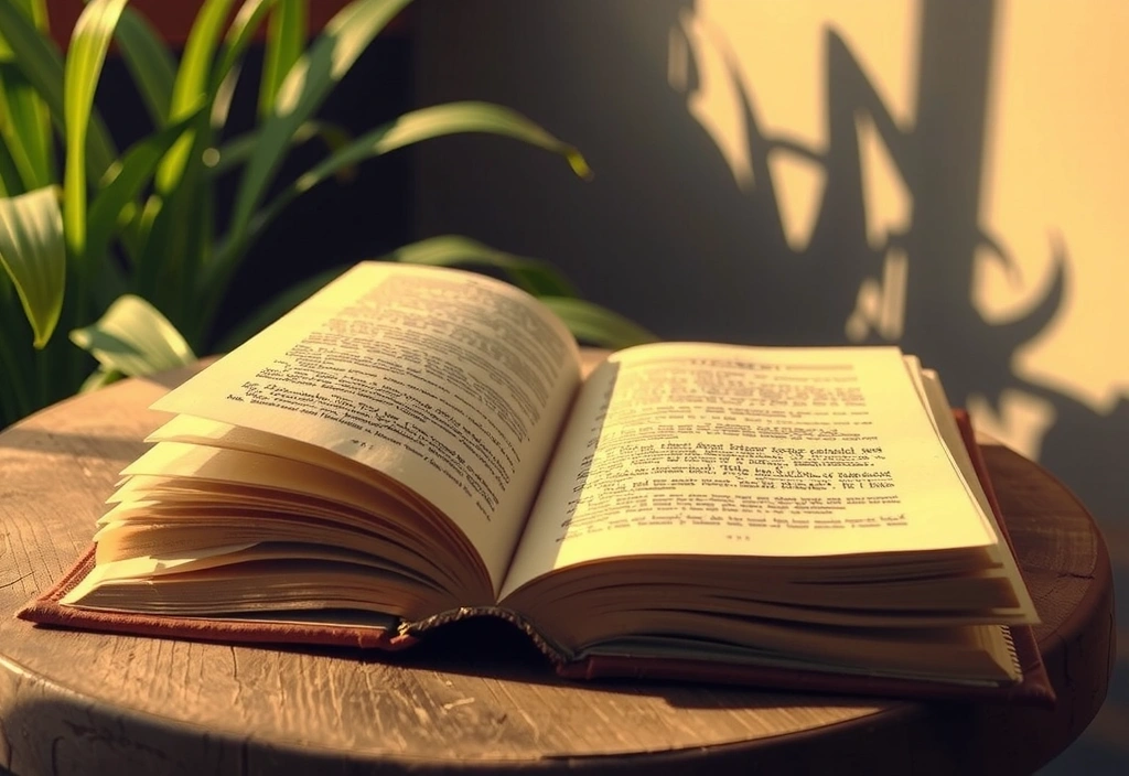 Open book with gentle light, symbolizing knowledge and inspiration